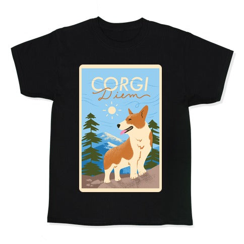 Corgi Diem Kid's Tee