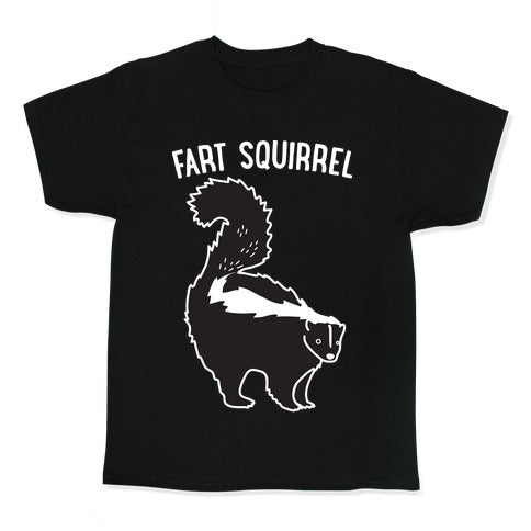 Fart Squirrel Skunk Kid's Tee