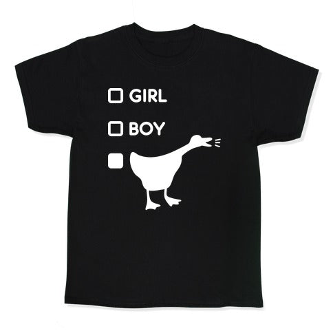 Girl Boy Goose Gender Kid's Tee