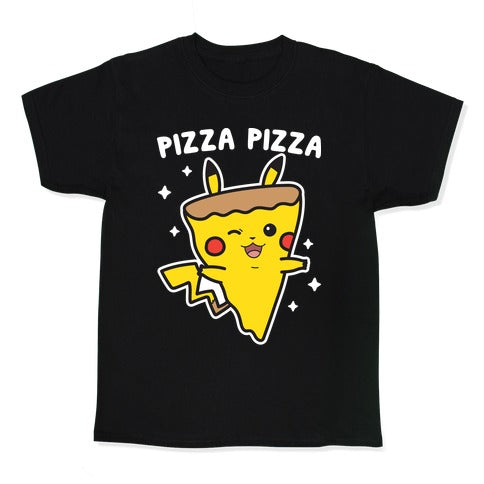 Pizza Pizza Pikachu Parody Kid's Tee