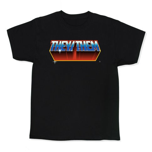 They/Them And The Masters Of The Universe Kid's Tee