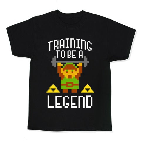 Training To Be A Legend Kid's Tee