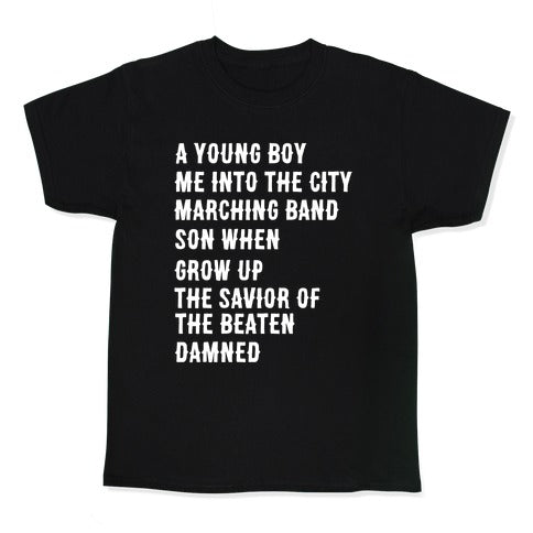 When I Was a Young Boy (1 of 2 pair) Kid's Tee