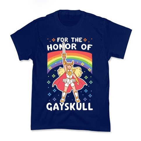 For the Honor of Gayskull Kid's Tee