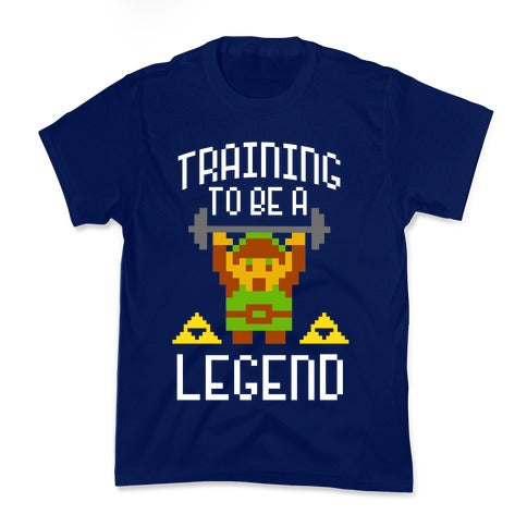 Training To Be A Legend Kid's Tee