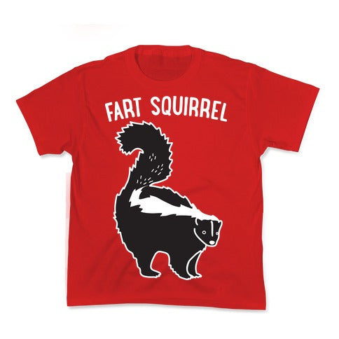 Fart Squirrel Skunk Kid's Tee