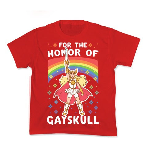 For the Honor of Gayskull Kid's Tee