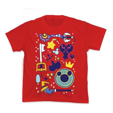 Kingdom Hearts pattern Kid's Tee