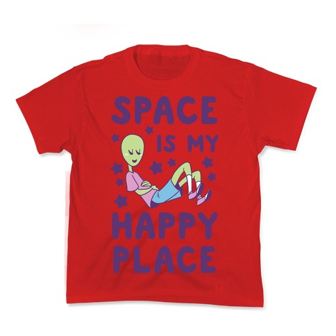 Space is my Happy Place Kid's Tee