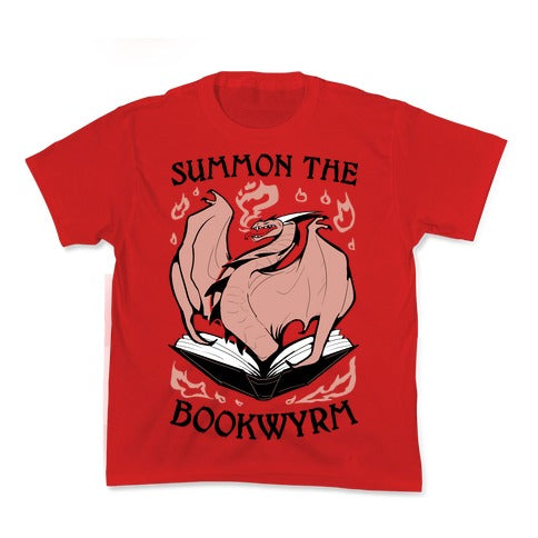 Summon The Bookwyrm Kid's Tee