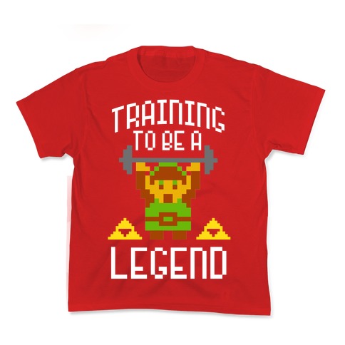 Training To Be A Legend Kid's Tee