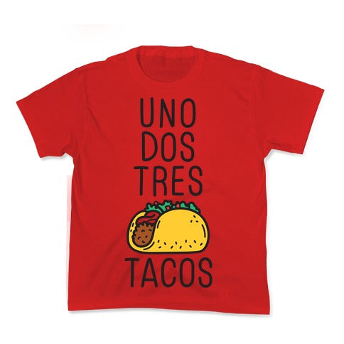 Uno Dos Tres Tacos Kid's Tee