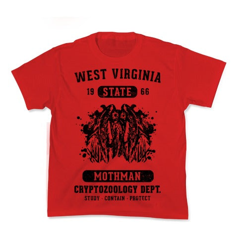 West Virginia Mothman Cryptozoology Kid's Tee