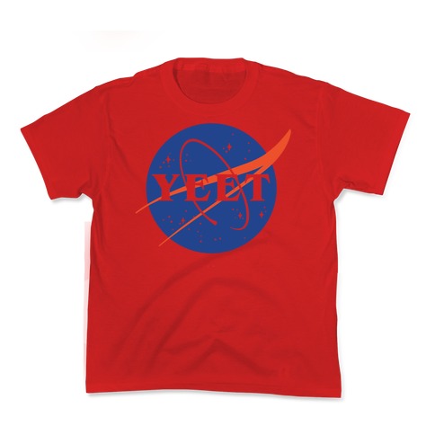 Yeet Nasa Logo Parody  Kid's Tee