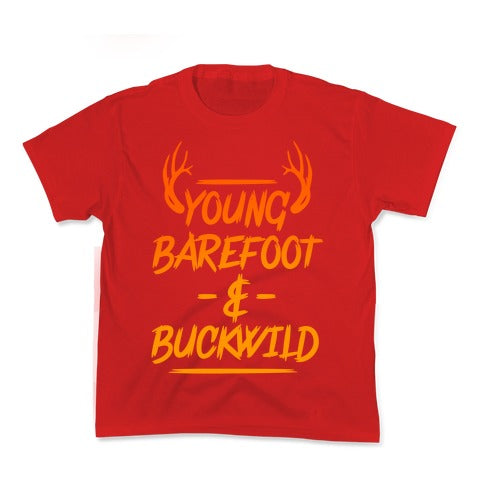Young, Barefoot & Buckwild Kid's Tee