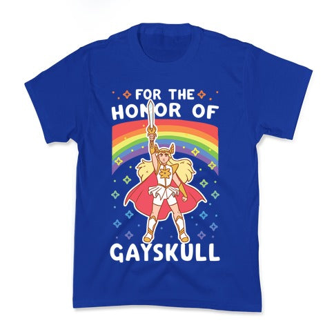 For the Honor of Gayskull Kid's Tee