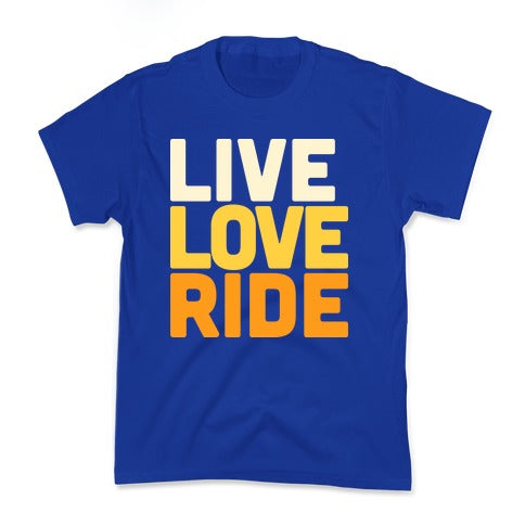 Live, Love, Ride Kid's Tee