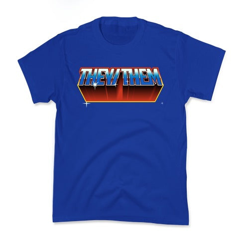 They/Them And The Masters Of The Universe Kid's Tee