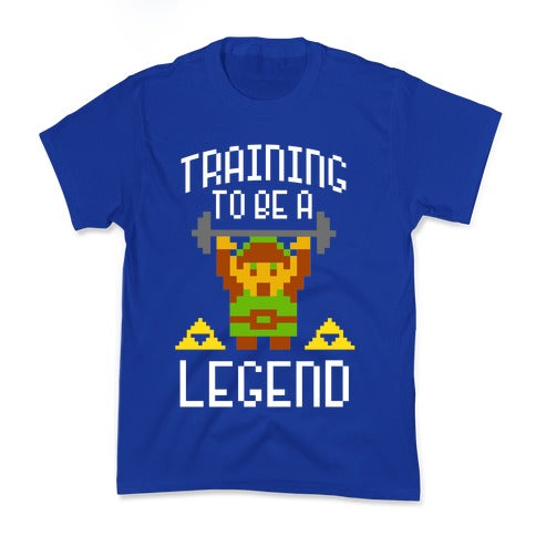 Training To Be A Legend Kid's Tee