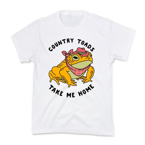 Country Toads Take Me Home Kid's Tee