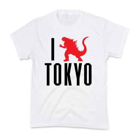 I Love Tokyo (Godzilla) Kid's Tee