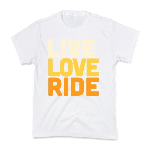 Live, Love, Ride Kid's Tee
