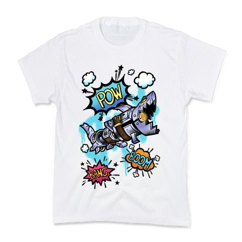 Shark Rocket Launcher Kid's Tee