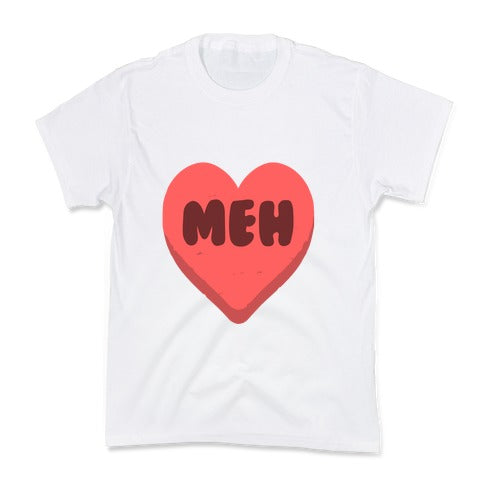Valentine's Day Heart Meh Kid's Tee