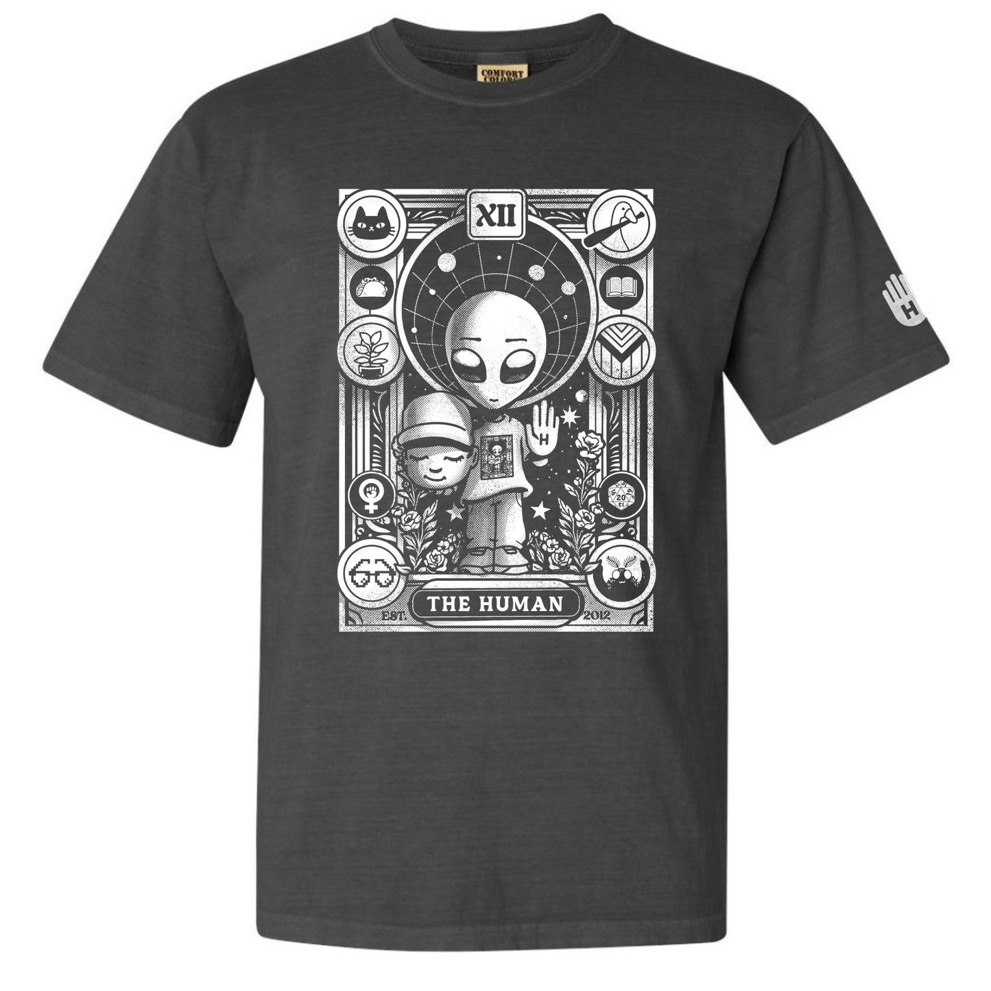 The Human Tarot Comfort Colors Heavyweight Tee