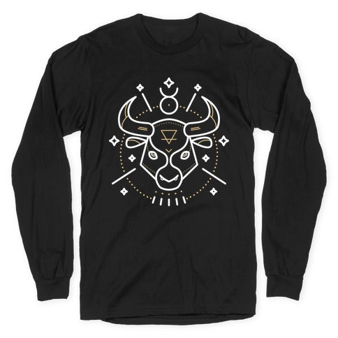 Astrology Taurus Bull Longsleeve Tee