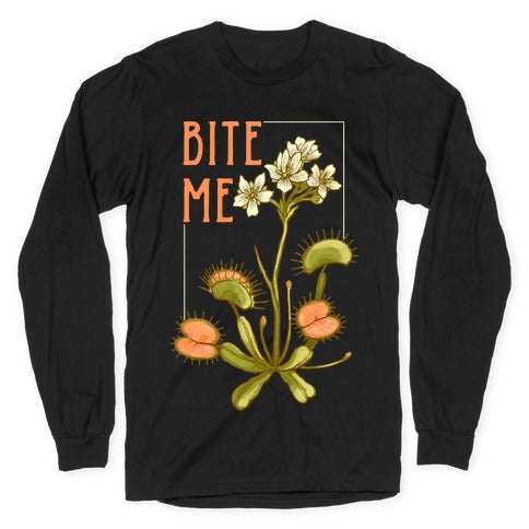 Bite Me Venus Flytrap Longsleeve Tee