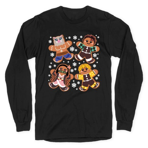 Demon Slayer Gingerbread Cookies Longsleeve Tee