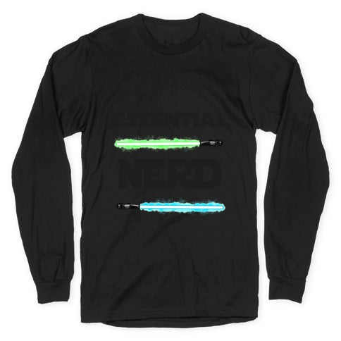 Essential Nerd Star Wars Parody Lightsaber Longsleeve Tee