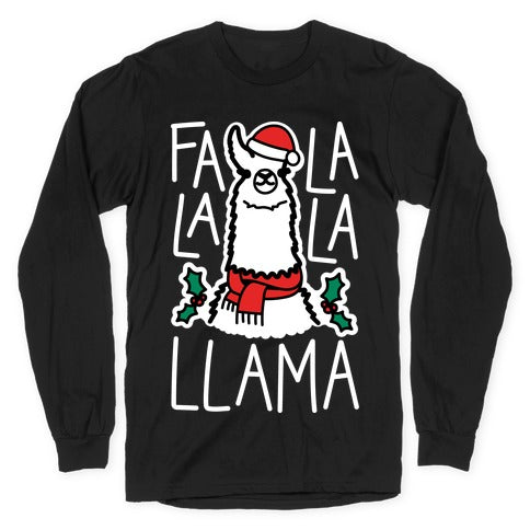 Falalala Llama Longsleeve Tee