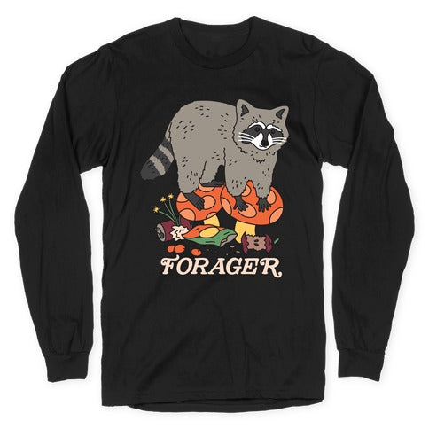 Forager Raccoon Longsleeve Tee