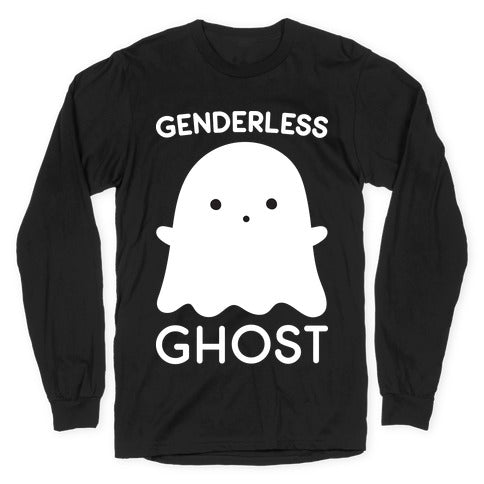 Genderless Ghost Longsleeve Tee