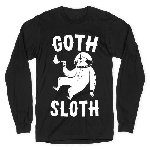 Goth Sloth Longsleeve Tee