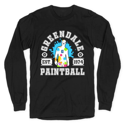 Greendale Community College Paintball Longsleeve Tee