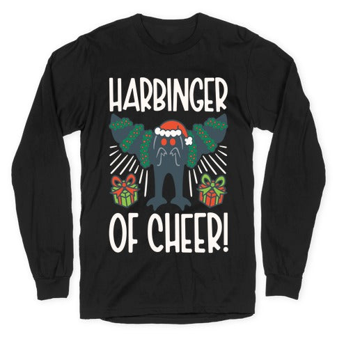 Harbinger of Cheer Mothman Parody Longsleeve Tee
