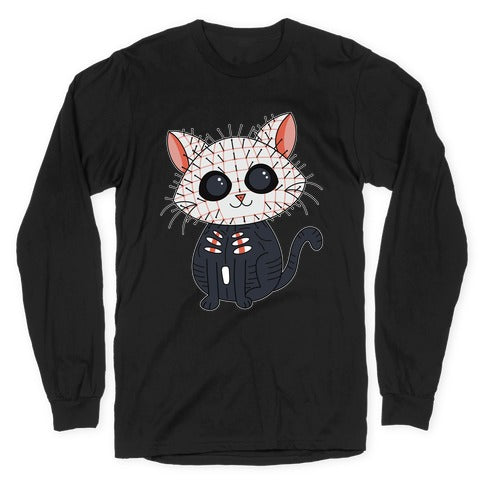 Hellraiser Pinhead Kitten Longsleeve Tee