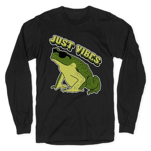 Just Vibes Frog Longsleeve Tee
