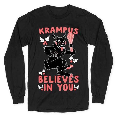 Krampus Believes in You Longsleeve Tee