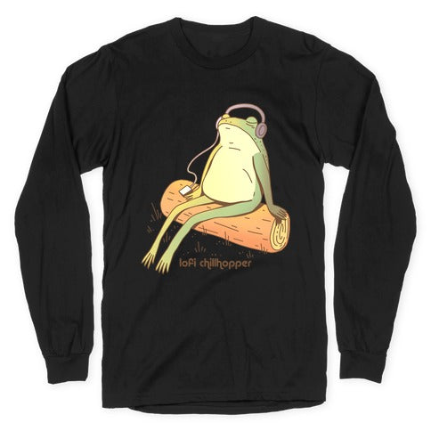 Lofi Chillhopper Frog Longsleeve Tee