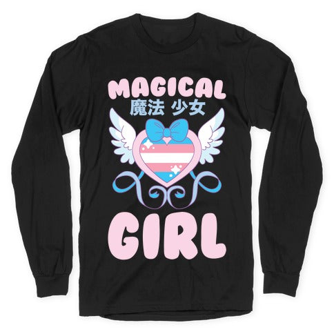 Magical Girl - Trans Pride Longsleeve Tee