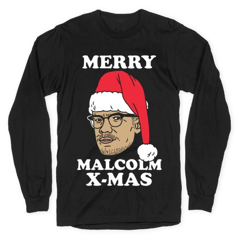 Malcolm X-Mas Longsleeve Tee