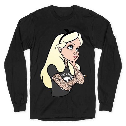 Punk Alice Parody Longsleeve Tee