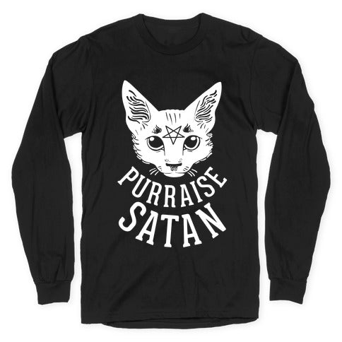 Purraise Satan Longsleeve Tee