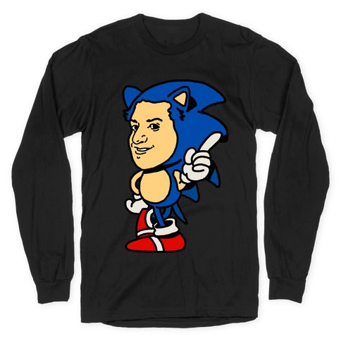 Sonic Ben Schwartz Parody Longsleeve Tee