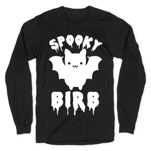 Spooky Birb Bat Longsleeve Tee