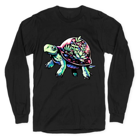Turtle Succulent Terrarium Longsleeve Tee